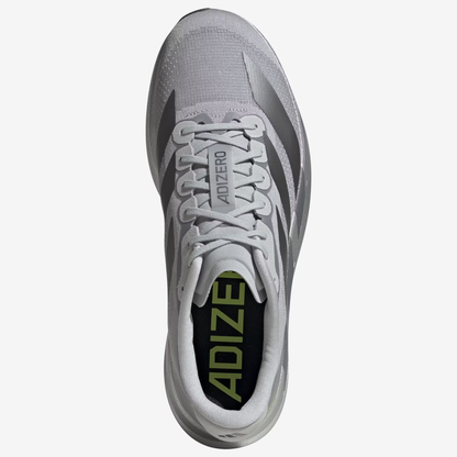 Adidas Mens Silver Adizero EVO SL Shoes, JR3419