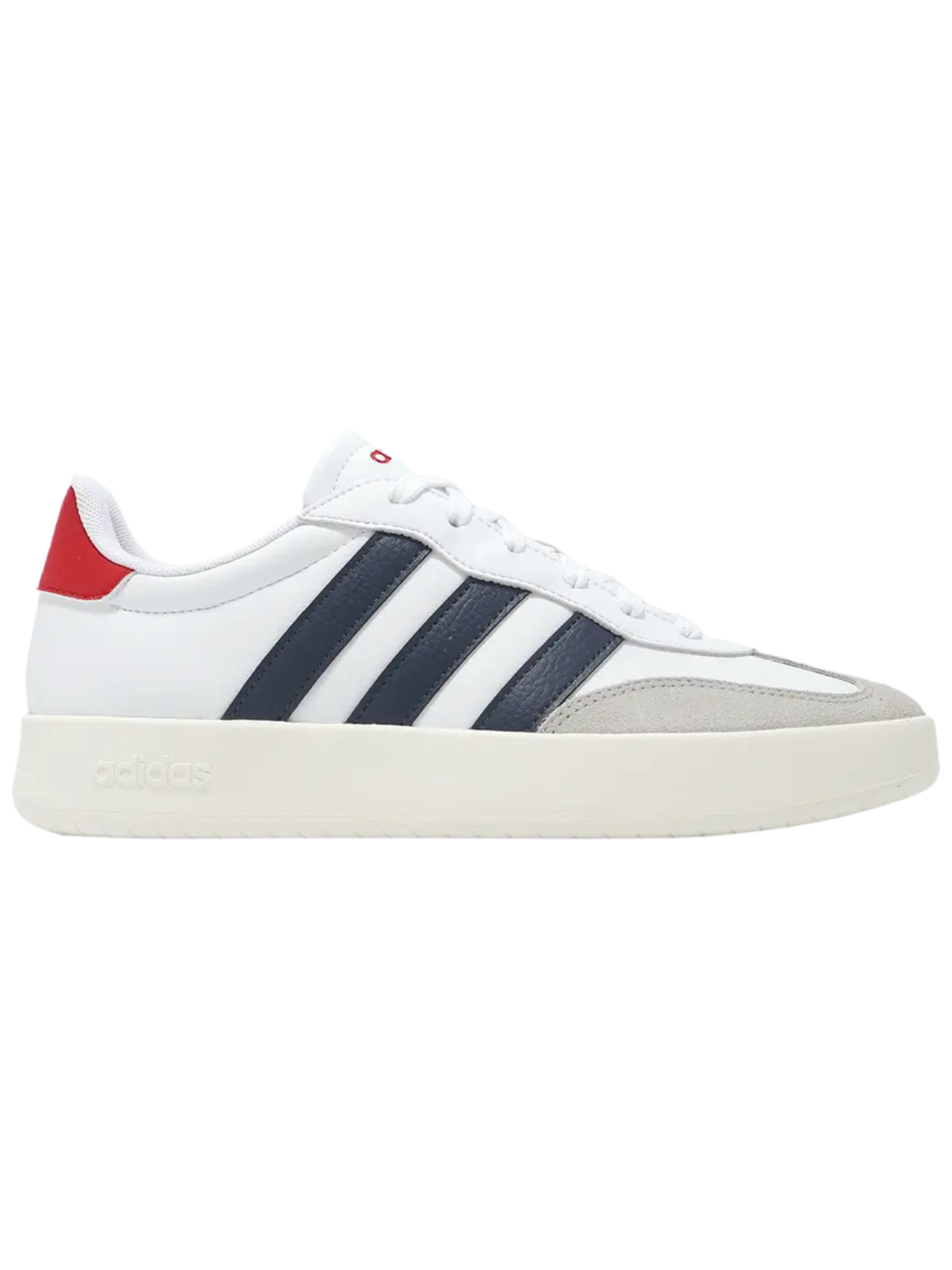 Adidas Men's White/Navy/Red Barreda Sneakers, IH1228