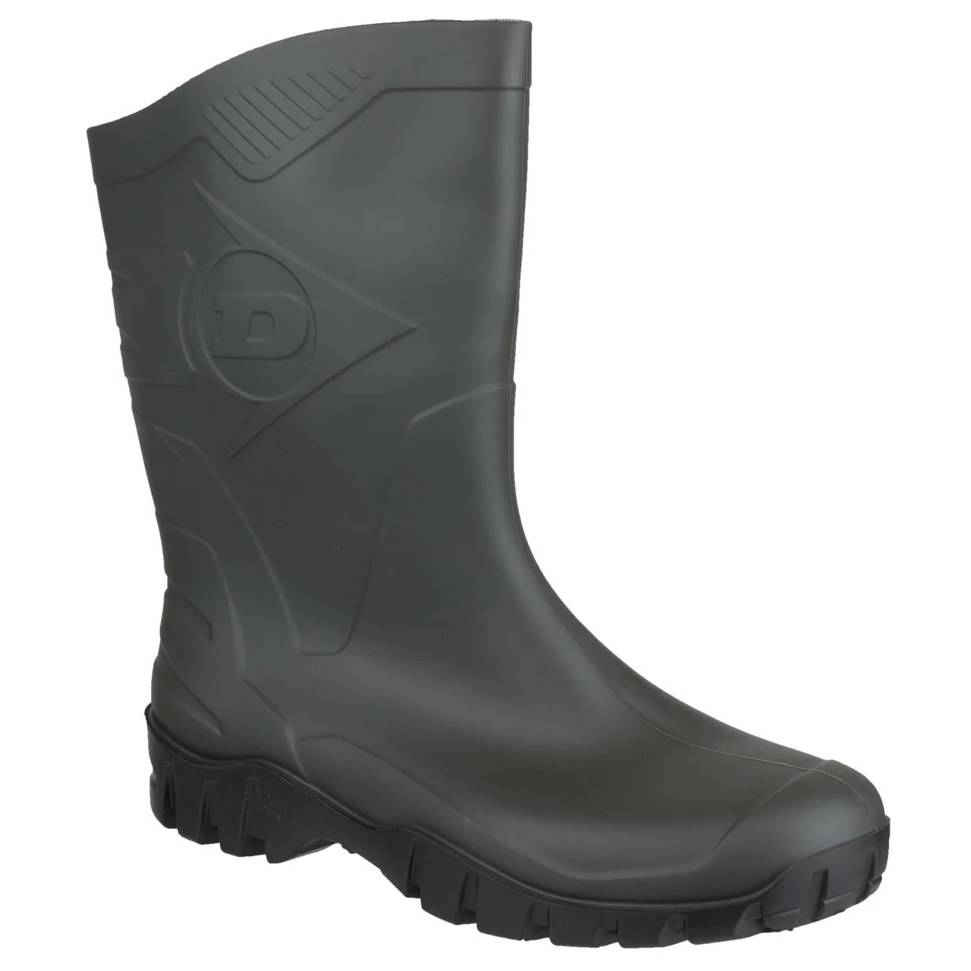 Men's Wide Fit Dunlop Dee Calf Length Wellington Boots W116A