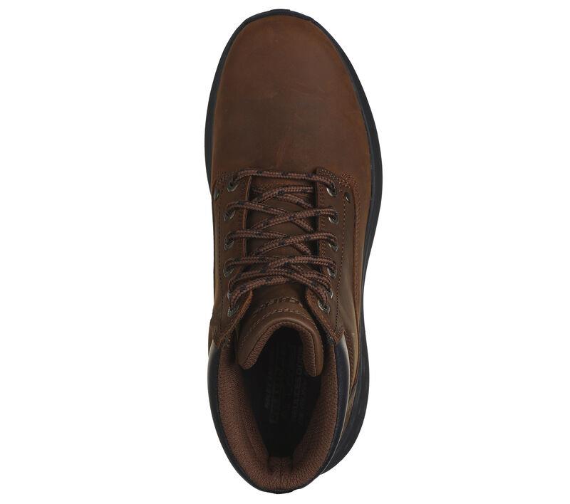 Men's Relaxed Fit Skechers 205175 Parson Ederic Boots - Brown