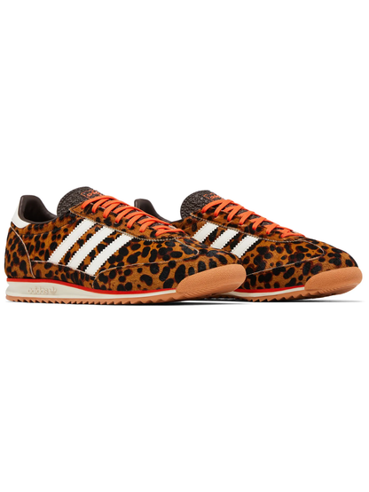 Adidas Women's Leopard Print SL 72 Sneakers, JI0189