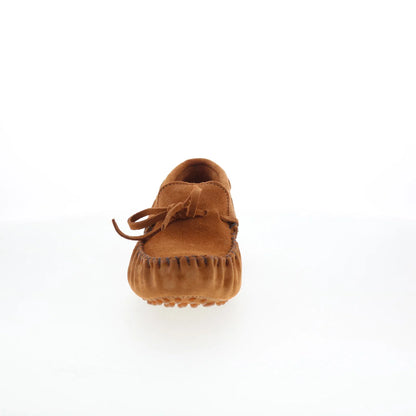 Minnetonka Classic Driver 698G Womens Brown Suede Loafer Flats Shoes