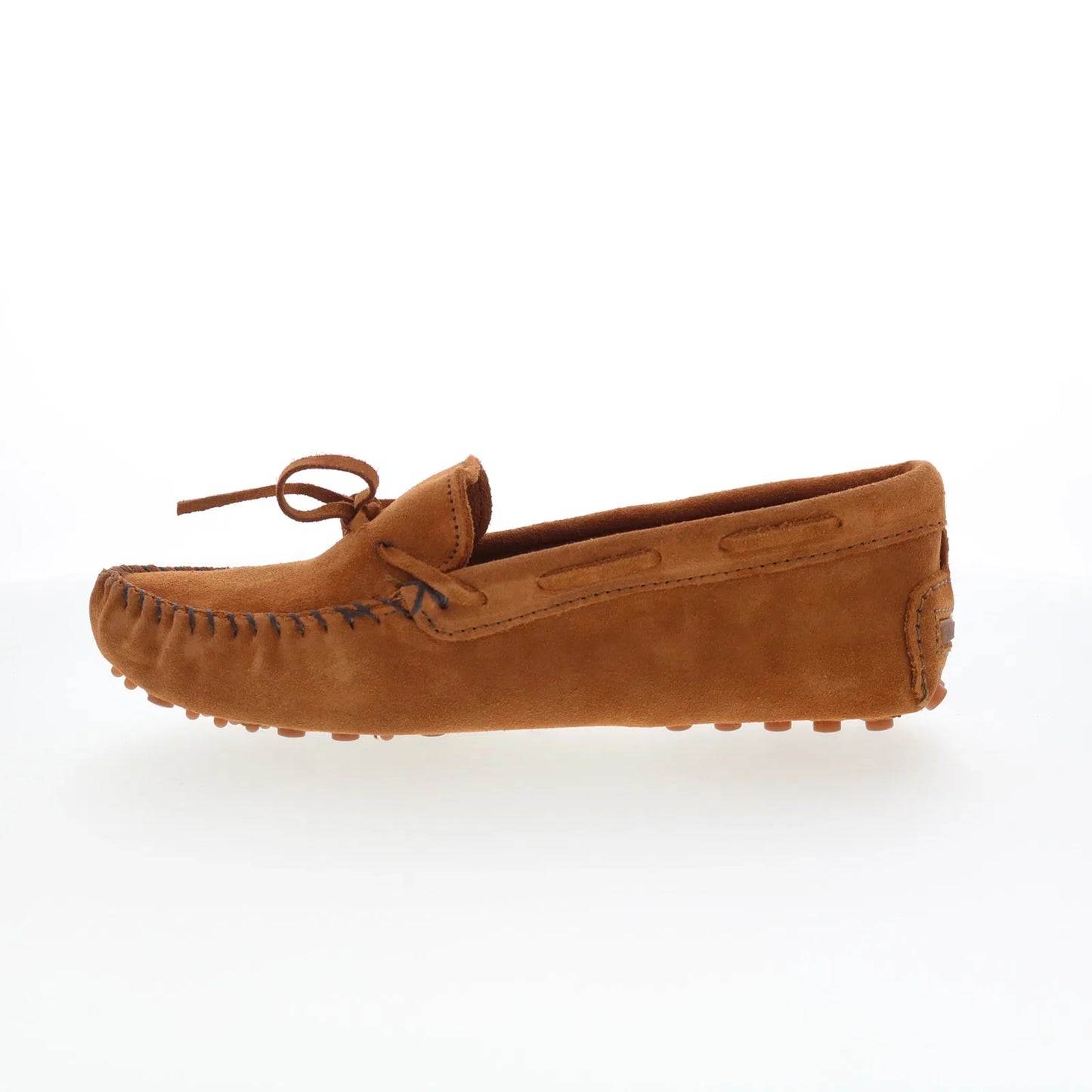 Minnetonka Classic Driver 698G Womens Brown Suede Loafer Flats Shoes