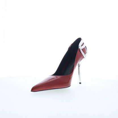 Diesel D-Ten&Half P Y03426-PS598-T4005 Womens Red Pumps Heels Shoes