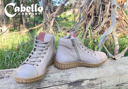 Cabello Comfort Reagan Womens Comfortable Leather European Ankle Boots