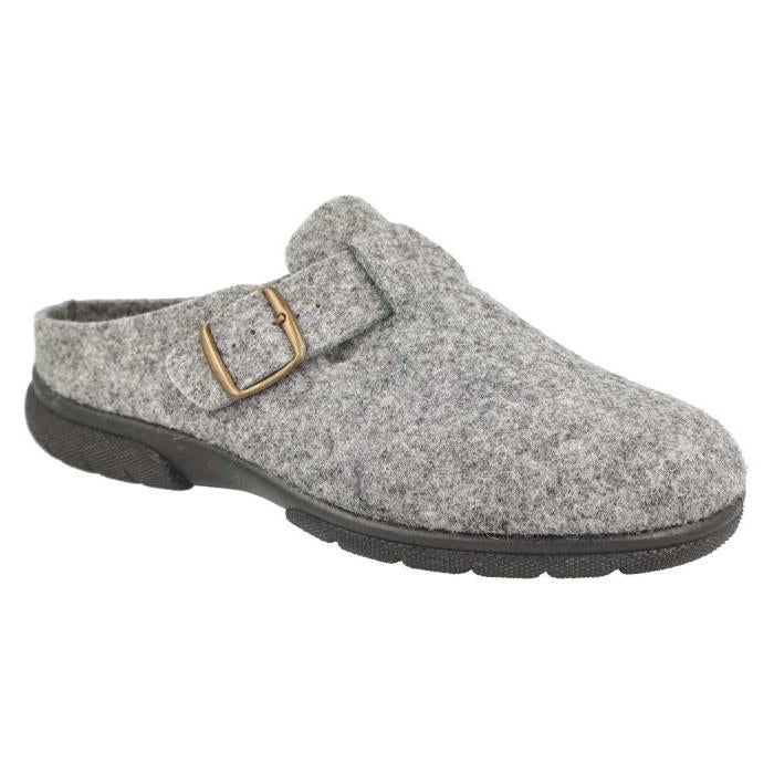 Men's Wide Fit DB Skyfall Mule Buckle Slippers