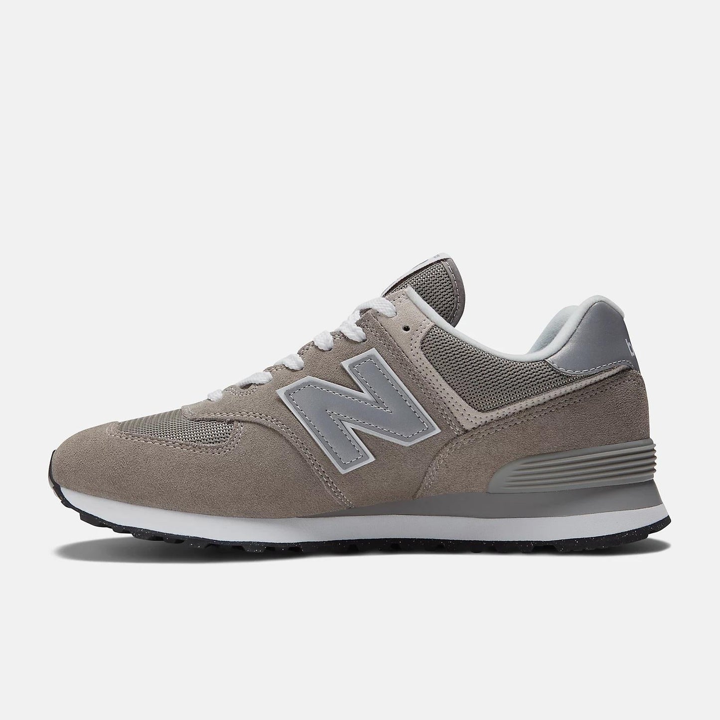 Men's Wide Fit New Balance ML574EVG Walking/Running Trainers - Exclusive - Grey ENCAP