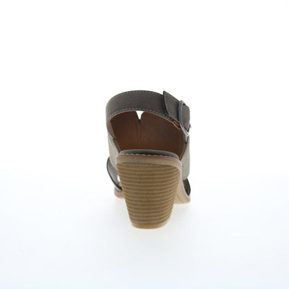 Eurosoft by Sofft Taite ES0035408 Womens Gray Suede Heeled Sandals Shoes