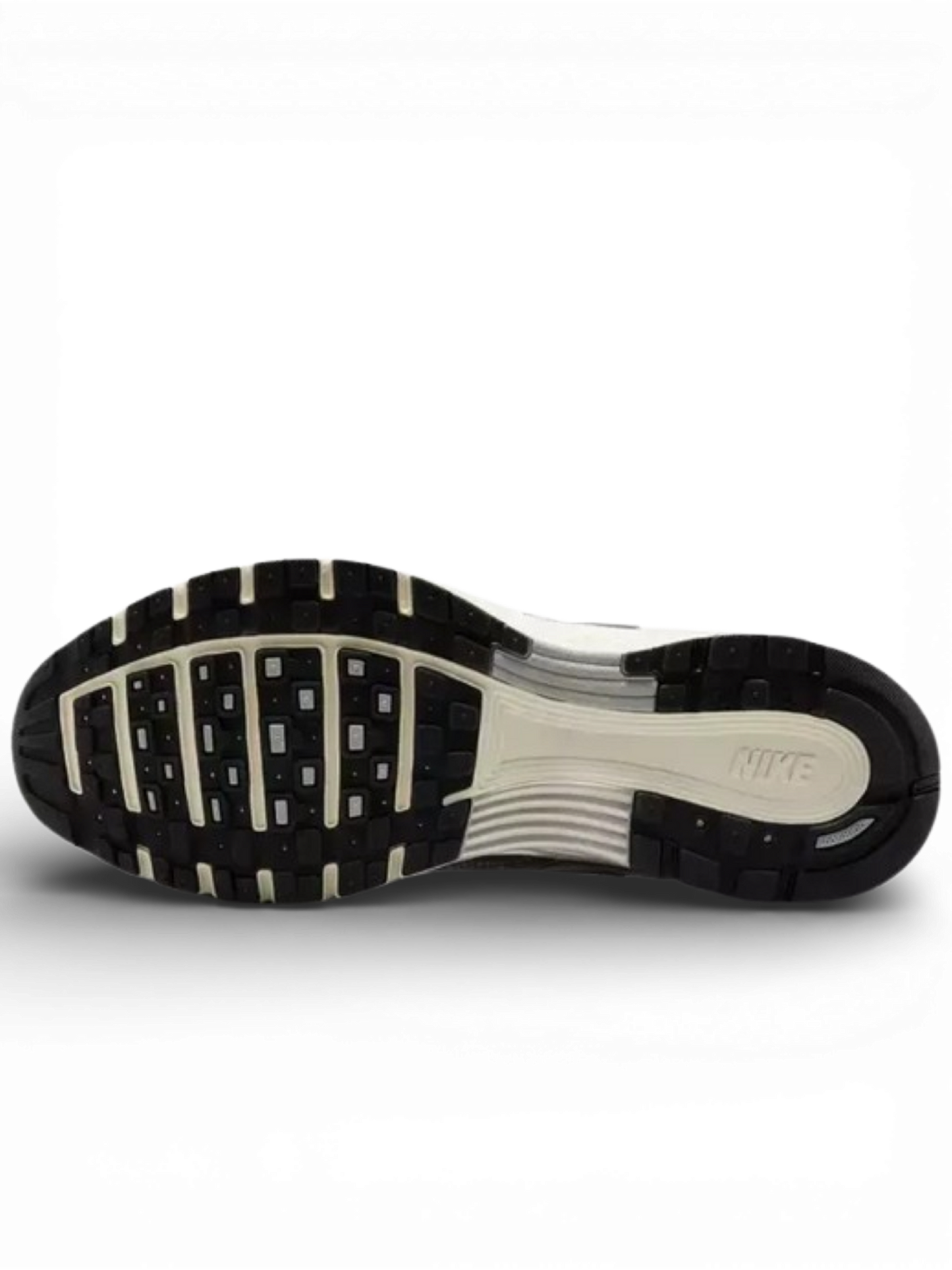 Nike P-6000 White Metallic Silver Flat Silver Black