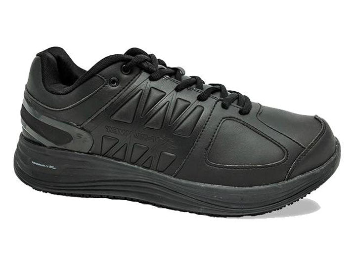 Mens Wide Fit I-Runner Pro Leather Oil and Slip Resistant Trainers