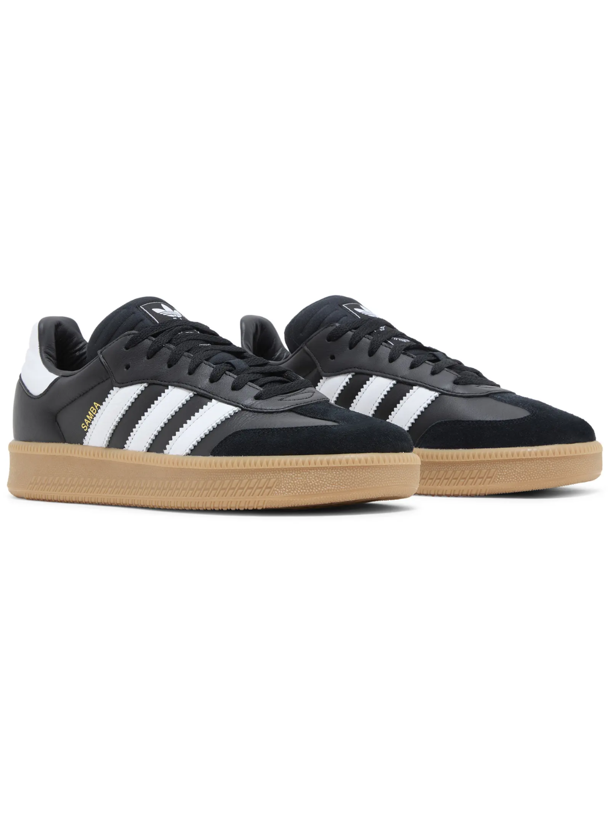 Adidas Originals Men's Samba Sneakers, Core Black / Cloud White / Gum, IE1379