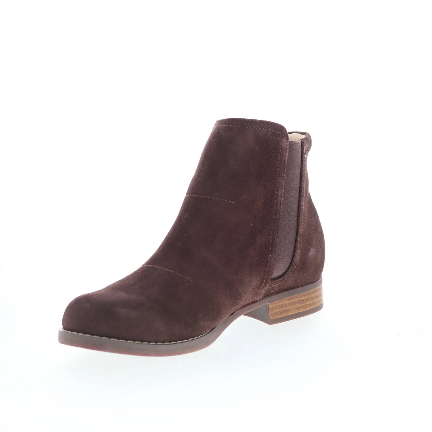 Spenco Ivy Boot SP1043FFR Womens Brown Suede Zipper Ankle & Booties Boots