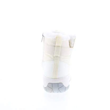 Easy Spirit Jorneon 2 SEJORNEON2 Womens White Canvas Casual Dress Boots