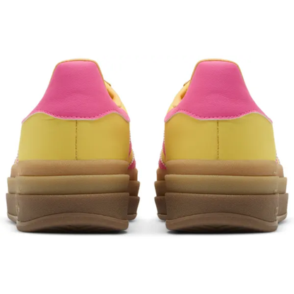 Adidas Originals Women's Yellow Gazelle Bold Sneakers, IG4387 (No Box)