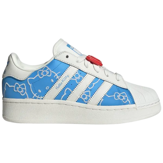 Adidas Womens' White Hello Kitty x adidas Wmns Superstar XLG, IG4477 (No Box)