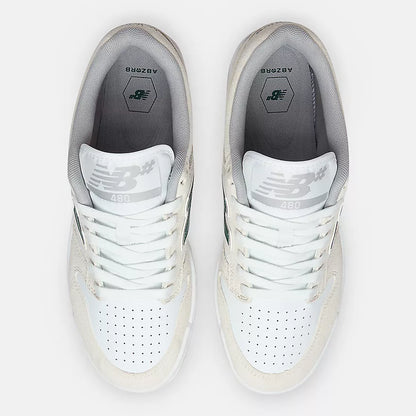 New Balance Numeric 480 Sea Salt/Vintage Teal Shoes (NM480JDI)