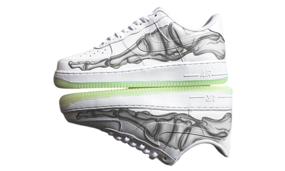 Nike Air Force 1 Skeleton basso Halloween (2018)