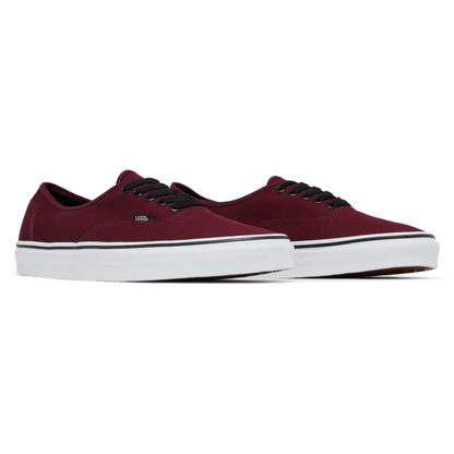 Vans Mens Burgundy Authentic Canvas Shoes, VN000QER5U8