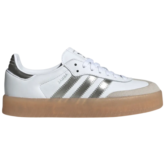 Adidas Originals Women's Silver Sambae Sneakers, JS3943
