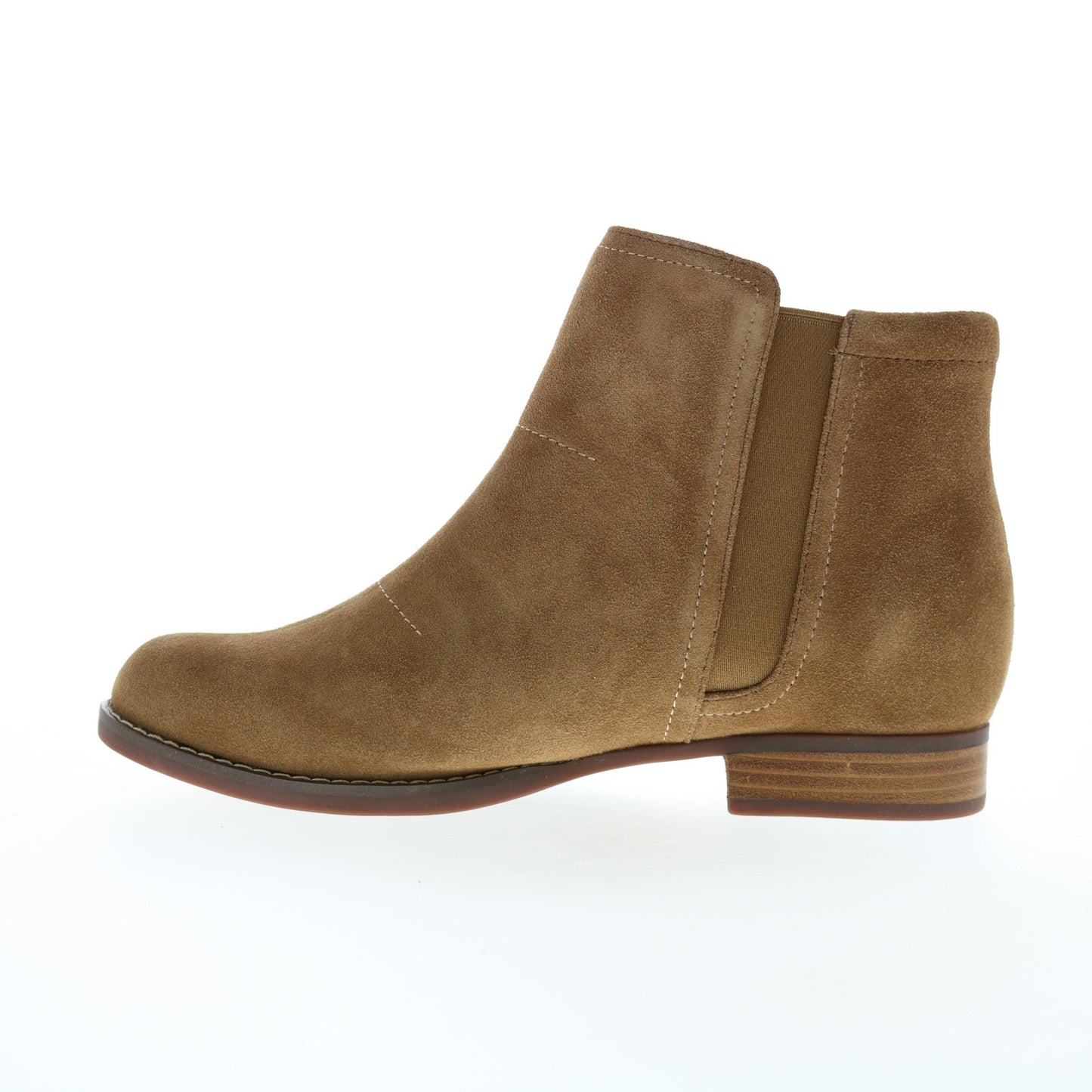 Spenco Ivy Boot SP1043WHE Womens Brown Suede Zipper Ankle & Booties Boots