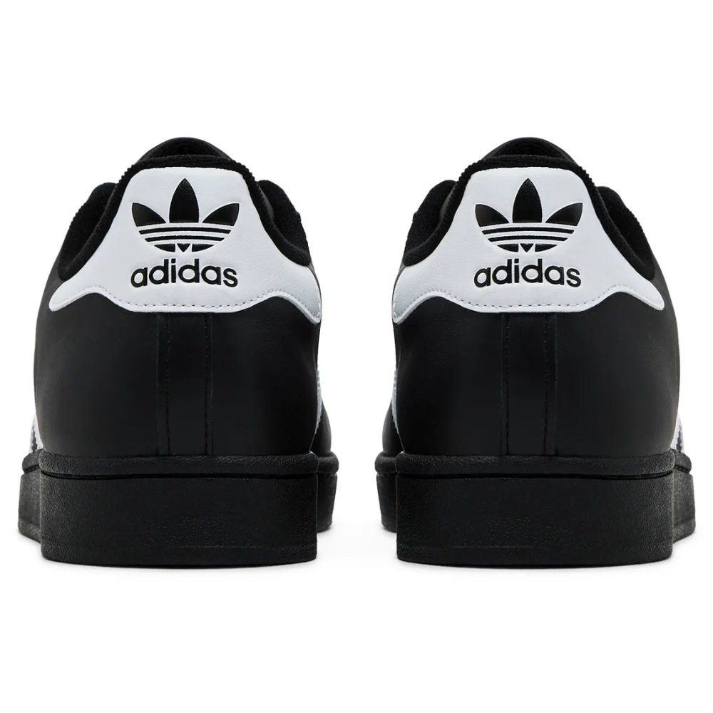 Adidas Originals Men's Black Superstar II Sneakers, JI0079