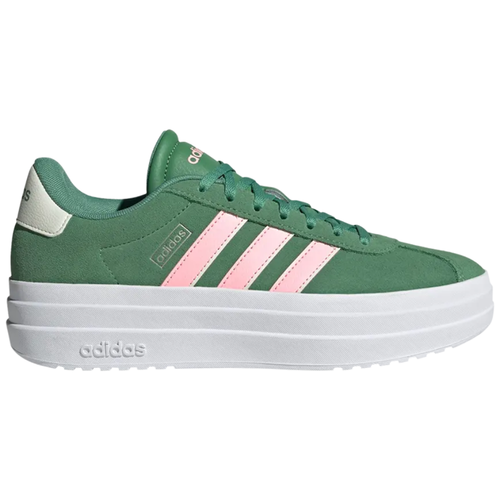Adidas Women's VL Sneakers, Preloved Green / Pink Spark / Ivory, IH0365