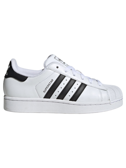 Adidas Originals White Women's Superstar II Sneakers, JH7032